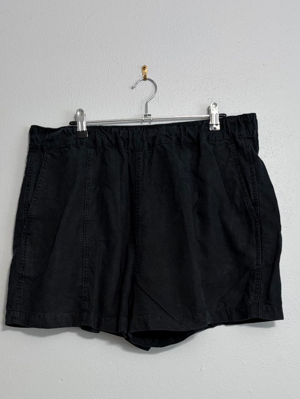 Madewell linen black shorts size large